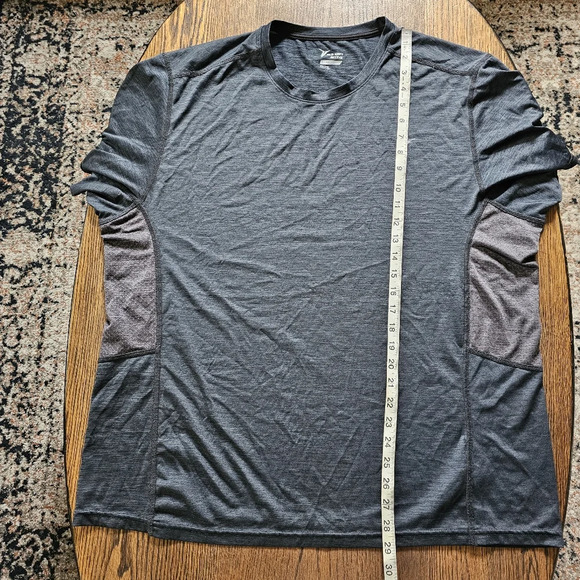 OLD NAVY ACTIVE Dark Grey Heather Short Sleeve T-Shirt Size Men's XXL - Picture 7 of 10